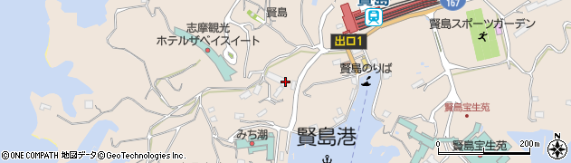 賢島ホテルベイガーデン周辺の地図