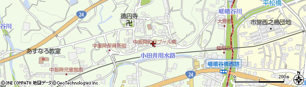 和歌山県伊都郡かつらぎ町中飯降1617周辺の地図