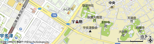香川県宇多津町（綾歌郡）宇夫階周辺の地図