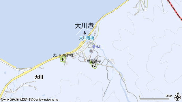 〒640-0101 和歌山県和歌山市大川の地図