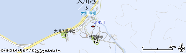 和歌山県和歌山市大川周辺の地図