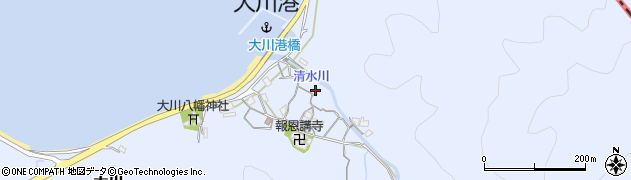 和歌山県和歌山市大川104周辺の地図