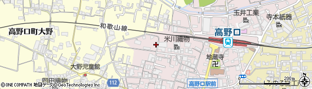 和歌山県橋本市高野口町名倉869周辺の地図