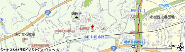 和歌山県伊都郡かつらぎ町中飯降1614周辺の地図