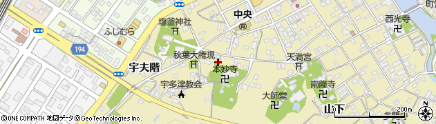 香川県綾歌郡宇多津町1578周辺の地図