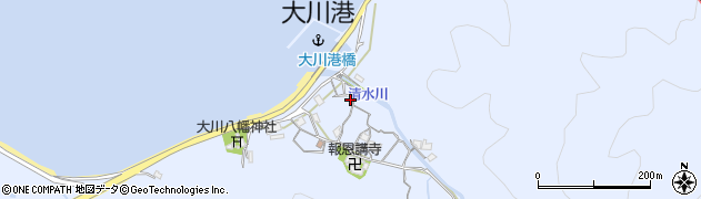 和歌山県和歌山市大川29周辺の地図