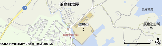 志摩市立浜島中学校周辺の地図