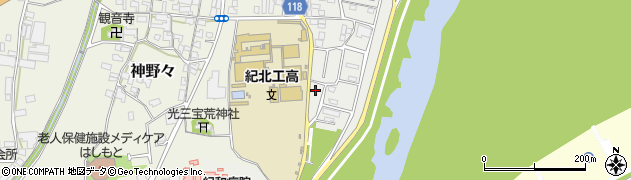 和歌山県橋本市岸上74周辺の地図