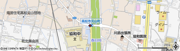 元山町周辺の地図