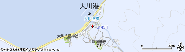 和歌山県和歌山市大川17周辺の地図
