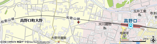 和歌山県橋本市高野口町大野814周辺の地図