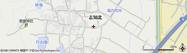 兵庫県南あわじ市志知北454周辺の地図