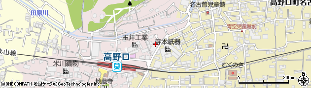 和歌山県橋本市高野口町名倉1091周辺の地図
