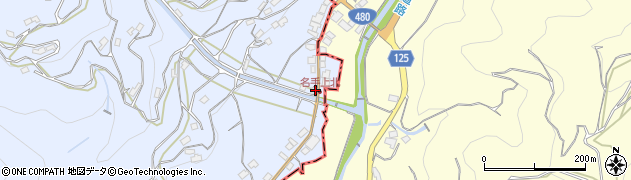 和歌山県紀の川市名手上917周辺の地図