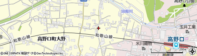 和歌山県橋本市高野口町大野810周辺の地図
