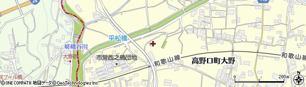 和歌山県橋本市高野口町大野630周辺の地図