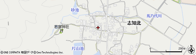 兵庫県南あわじ市志知北697周辺の地図