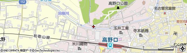 和歌山県橋本市高野口町名倉975周辺の地図