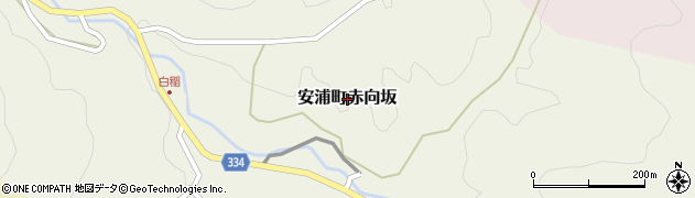 広島県呉市安浦町大字赤向坂周辺の地図