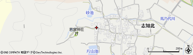 兵庫県南あわじ市志知北717周辺の地図