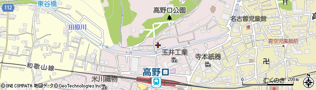 和歌山県橋本市高野口町名倉1124周辺の地図