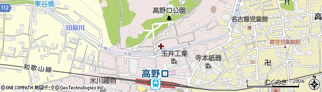 和歌山県橋本市高野口町名倉1127周辺の地図