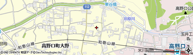 和歌山県橋本市高野口町大野912周辺の地図