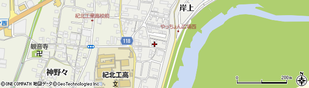 和歌山県橋本市岸上152周辺の地図