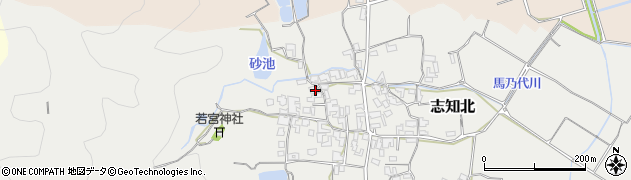 兵庫県南あわじ市志知北709周辺の地図