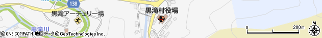 奈良県吉野郡黒滝村周辺の地図