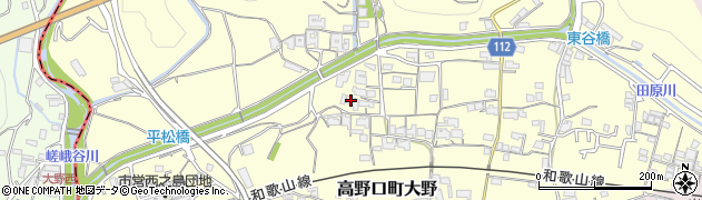 和歌山県橋本市高野口町大野1078周辺の地図