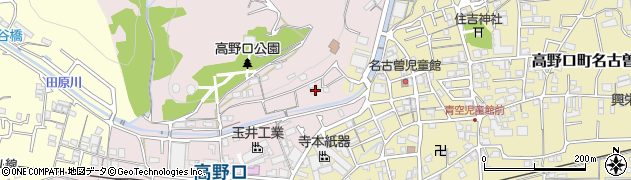 和歌山県橋本市高野口町名倉1190周辺の地図