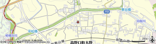 和歌山県橋本市高野口町大野1051周辺の地図