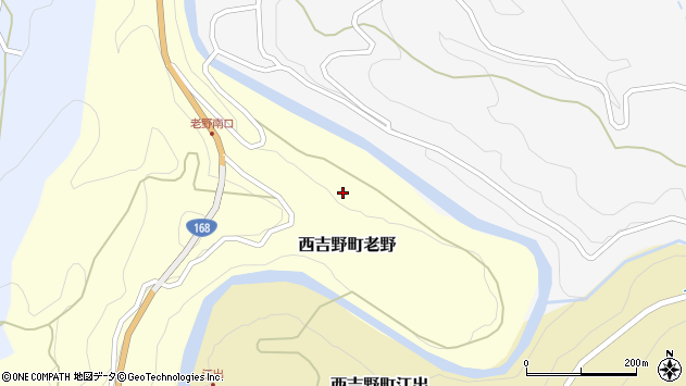 〒637-0112 奈良県五條市西吉野町老野の地図