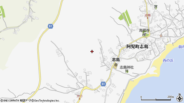 〒517-0504 三重県志摩市阿児町志島の地図