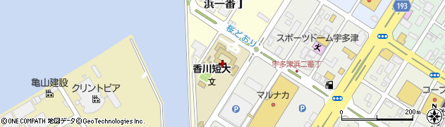 香川短期大学周辺の地図