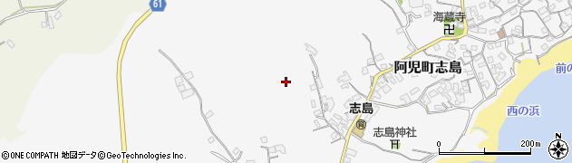 三重県志摩市阿児町志島周辺の地図