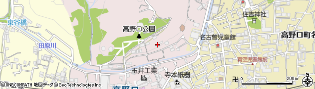 和歌山県橋本市高野口町名倉1162周辺の地図
