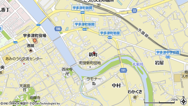 〒769-0225 香川県綾歌郡宇多津町新町の地図