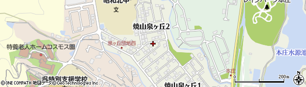 広島県呉市焼山泉ヶ丘周辺の地図