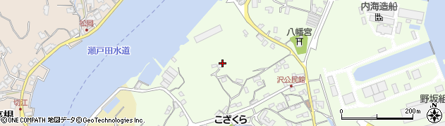 広島県尾道市瀬戸田町沢周辺の地図