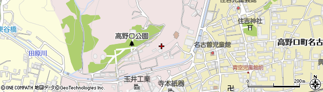 和歌山県橋本市高野口町名倉1184周辺の地図