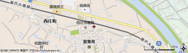 坂出市役所　西庄教育集会所周辺の地図
