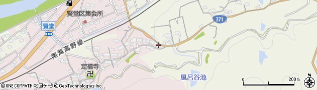 和歌山県橋本市向副420周辺の地図