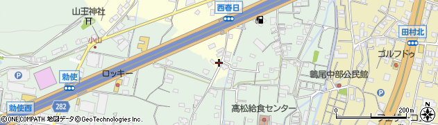 香川県高松市西春日町1681周辺の地図
