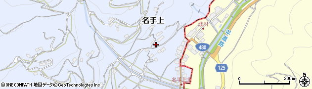 和歌山県紀の川市名手上943周辺の地図