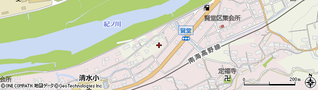 和歌山県橋本市向副463周辺の地図