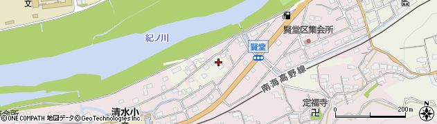 和歌山県橋本市向副462周辺の地図