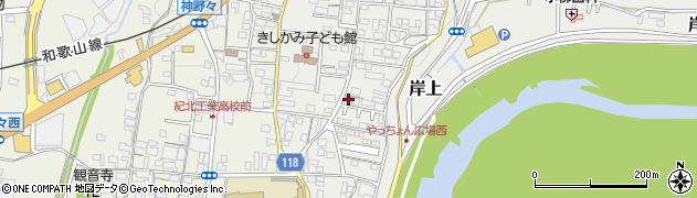 和歌山県橋本市岸上137周辺の地図