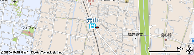 元山タクシー周辺の地図